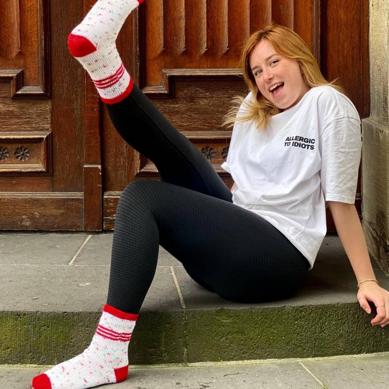 Konfetti-Socken | Handgestrickt I Gr. 42 von Musestunde