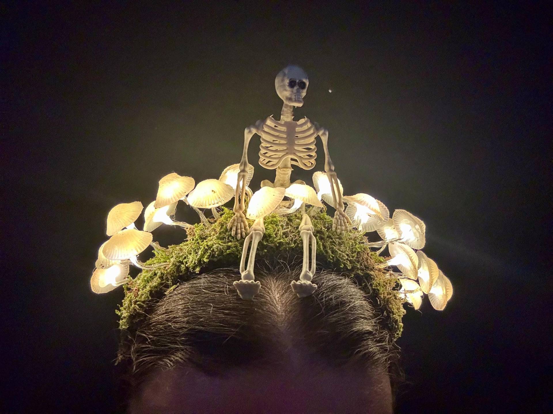 Leuchtende Pilz-Feenkrone - Halloween Rave Headpiece Woodland Fantasy Kostüm von Mushroomsland