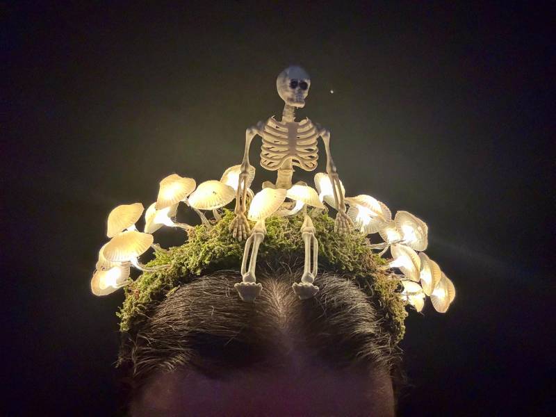 Leuchtende Pilz-Feenkrone - Halloween Rave Headpiece Woodland Fantasy Kostüm von Mushroomsland
