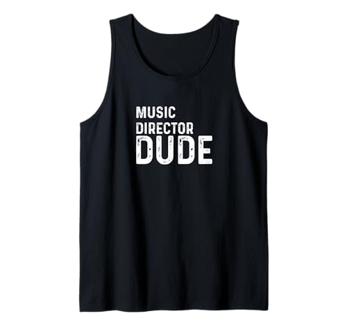 Herren Music Dude Orchestra Marching Band Theater Professor Tank Top Herren Music Dude Orchestra Marching Band Theater Professor Tank Top von Music Director Gifts for Men Women Work Boss by RJ