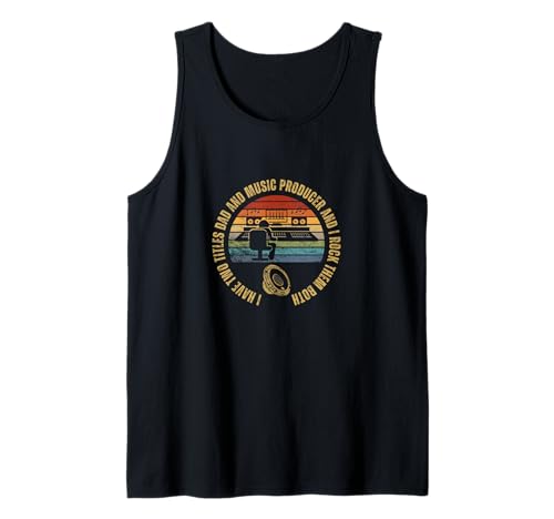 Musikproduzent und Papa stolzer lustiger Männer Musikproduzent Tank Top Musikproduzent und Papa stolzer lustiger Männer Musikproduzent Tank Top von Music Producer Gifts For Men