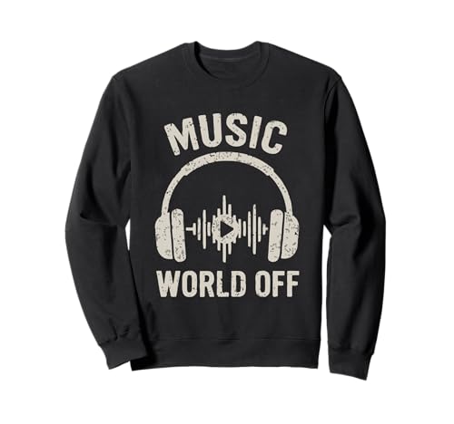 World Off Lustiger Musikliebhaber Beat Makers Musikproduzent Herren Sweatshirt World Off Lustiger Musikliebhaber Beat Makers Musikproduzent Herren Sweatshirt von Music Producer Music Production Apparel Co.