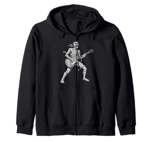 Mama spielt Gitarre - Cooler Monster Rock-Gitarrist Halloween Kapuzenjacke Mama spielt Gitarre - Cooler Monster Rock-Gitarrist Halloween Kapuzenjacke von Music & Monsters Co.