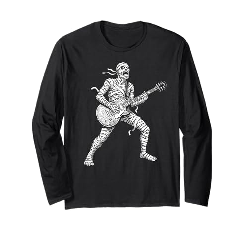 Mama spielt Gitarre - Cooler Monster Rock-Gitarrist Halloween Langarmshirt Mama spielt Gitarre - Cooler Monster Rock-Gitarrist Halloween Langarmshirt von Music & Monsters Co.