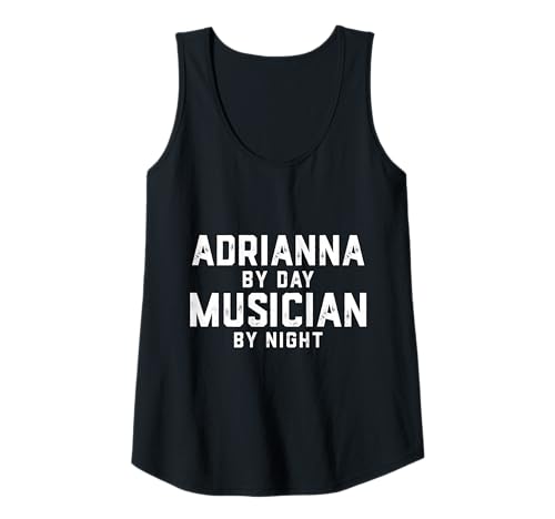 Damen Adrianna Musiker Kostüm Gen Z Millennial Music Adrianna Tank Top von Musician Gifts & Accessories