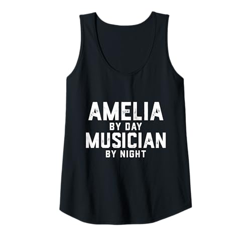 Damen Amelia Musiker Kostüm Gen Z Millennial Music Amelia Song Tank Top von Musician Gifts & Accessories