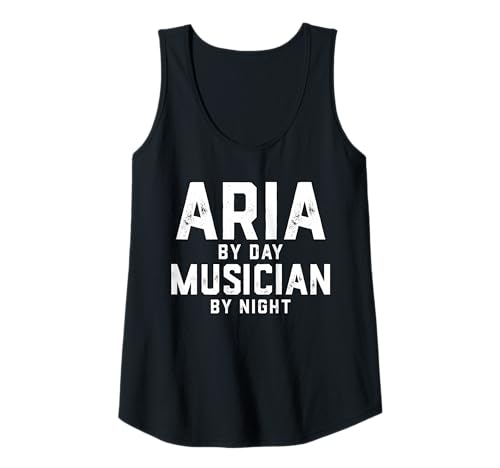 Damen Aria Musiker Kostüm Gen Z Millennial Music Song Aria Meme Tank Top von Musician Gifts & Accessories