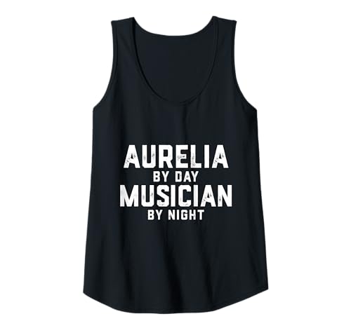 Damen Aurelia Musiker Kostüm Gen Z Millennial Music Song Aurelia Tank Top von Musician Gifts & Accessories