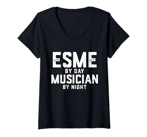 Damen Esme Musiker Kostüm Gen Z Millennial Music Esme Meme Song T-Shirt mit V-Ausschnitt von Musician Gifts & Accessories