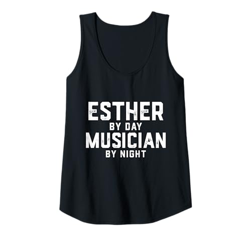 Damen Esther Musiker Kostüm Gen Z Millennial Music Esther Song Tank Top von Musician Gifts & Accessories