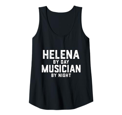 Damen Helena Musiker Kostüm Gen Z Millennial Music Helena Song Tank Top von Musician Gifts & Accessories