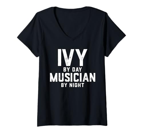 Damen Ivy Musiker Kostüm Gen Z Millennial Music Ivy Meme Song T-Shirt mit V-Ausschnitt von Musician Gifts & Accessories