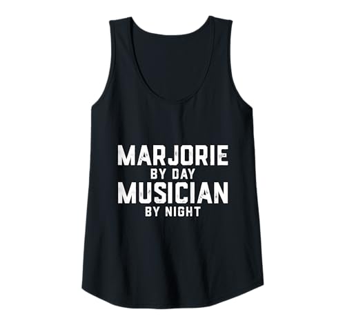 Damen Marjorie Musiker Kostüm Gen Z Millennial Marjorie Song Tank Top von Musician Gifts & Accessories