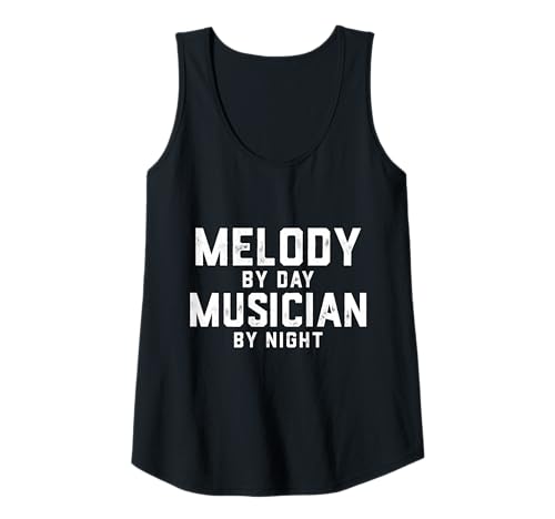 Damen Melody Musiker Kostüm Gen Z Millennial Music Melody Song Tank Top von Musician Gifts & Accessories