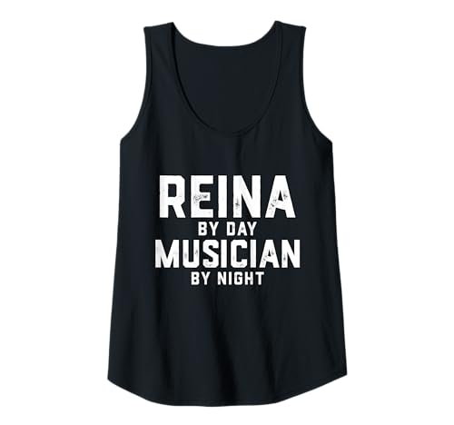 Damen Reina Musiker Kostüm Gen Z Millennial Music Reina Song Tank Top von Musician Gifts & Accessories