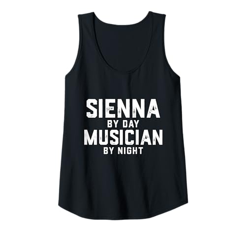 Damen Sienna Musiker Kostüm Gen Z Millennial Music Sienna Song Tank Top von Musician Gifts & Accessories