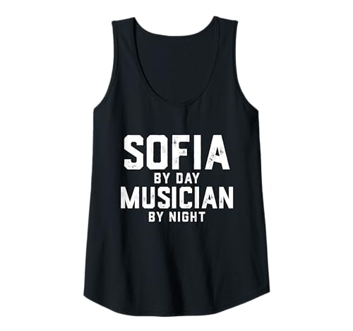 Damen Sofia Musiker Kostüm Gen Z Millennial Music Sofia Song Tank Top von Musician Gifts & Accessories