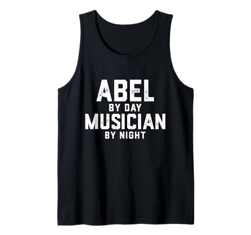 Herren ABEL Musiker Halloween Kostüm Gen Z Millennial ABEL Tank Top von Musician Gifts & Accessories