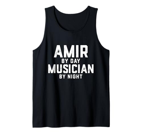 Herren Amir Musiker Halloween Kostüm Gen Z Millennial Men Amir Tank Top von Musician Gifts & Accessories