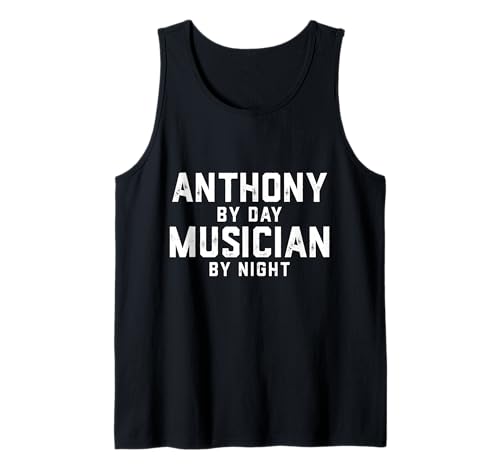 Herren Anthony Musiker Halloween Kostüm Gen Z Millennial Tony Tank Top von Musician Gifts & Accessories
