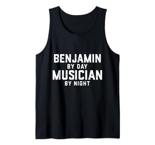 Herren Ben Musiker Halloween Kostüm Gen Z Millennial Benjamin Tank Top von Musician Gifts & Accessories