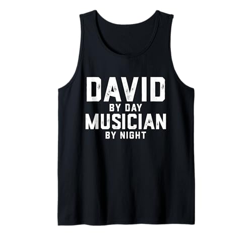 Herren David Musiker Halloween Meme Kostüm Gen Z Millennial Dave Tank Top von Musician Gifts & Accessories