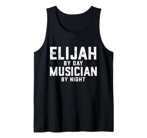 Herren Elijah Musiker Halloween Kostüm Gen Z Millennial Elijah Tank Top von Musician Gifts & Accessories