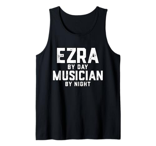 Herren Ezra Musiker Halloween Kostüm Gen Z Millennial Ezra Tank Top von Musician Gifts & Accessories