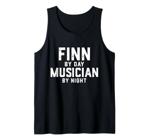 Herren Finn Musiker Meme Halloween Kostüm Gen Z Millennial Finn Tank Top von Musician Gifts & Accessories