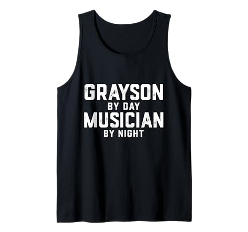 Herren Grayson Musiker Halloween Kostüm Gen Z Millennial Grayson Tank Top von Musician Gifts & Accessories