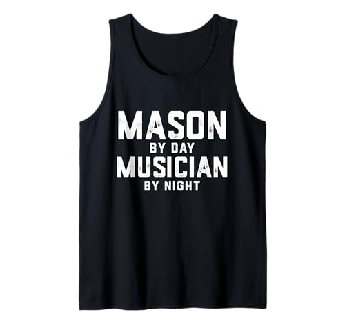 Herren Mason Musiker Halloween Kostüm Gen Z Millennial Mason Tank Top von Musician Gifts & Accessories