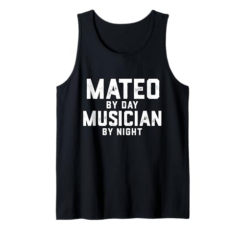 Herren Mateo Musiker Halloween Kostüm Gen Z Millennial Mateo Tank Top von Musician Gifts & Accessories