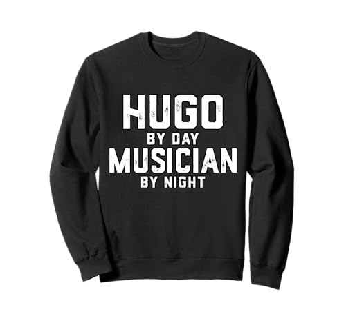 Hugo Musiker Halloween Kostüm Gen Z Millennial Men Hugo Sweatshirt von Musician Gifts & Accessories