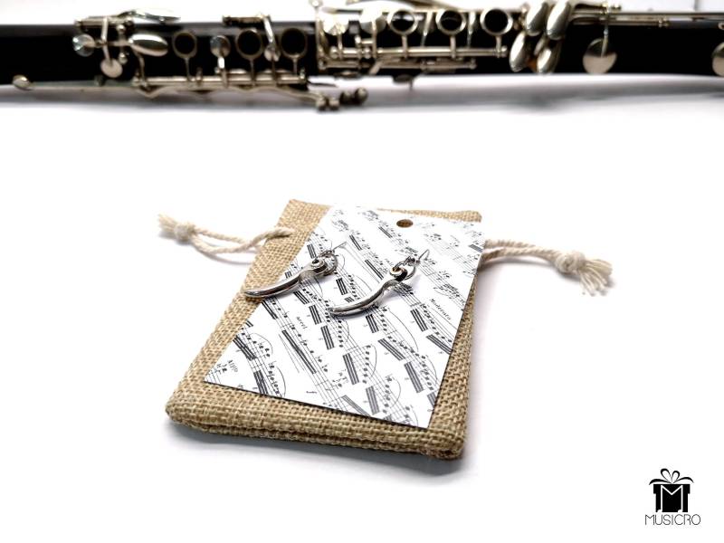 Klarinette Ohrringe. Vintage Klarinetten-Instrumentenschlüssel, Die in Bezauberndem Musikschmuck Recycelt Und Wiederverwendet Wurden. Musicro Klarinette Ohrringe. Vintage Klarinetten-Instrumentenschlüssel, Die in Bezauberndem Musikschmuck Recycelt Und Wiederverwendet Wurden. Musicro von MusicroGifts