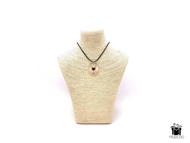 Trompetenschmuck Antike Drehtrompetenplatte in Wunderschöner Halskette Recycelt Instrumentenschmuck. | T6 von MusicroGifts