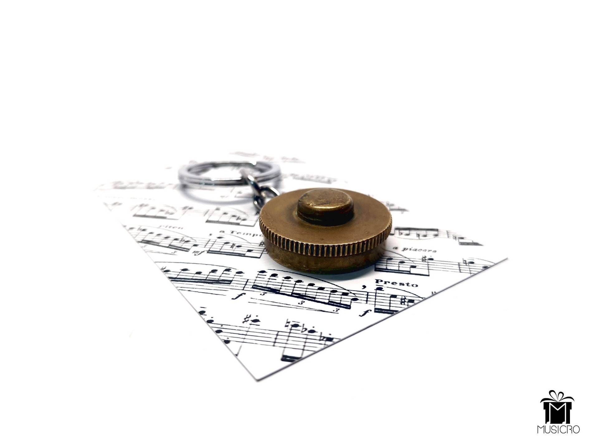 Vintage Trompete Drehschieberkappe - Schlüsselanhänger. Teile Für Recycelt. Musicro Musik-Geschenke. Trompetekunst. Wiederverwendete Vintage Trompete Drehschieberkappe - Schlüsselanhänger. Teile Für Recycelt. Musicro Musik-Geschenke. Trompetekunst. Wiederverwendete von MusicroGifts
