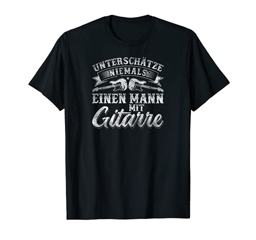Herren Gitarre Motiv Gitarrist T-Shirt Herren Gitarre Motiv Gitarrist T-Shirt von Musik Gitarren Geschenke für Gitarristen