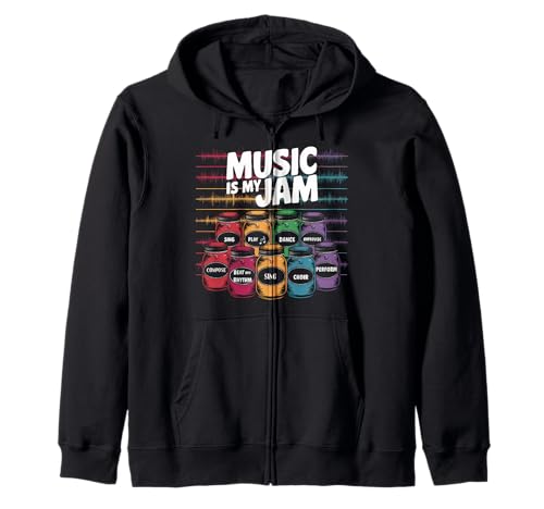 Musik Tshirt Herren Damen Music Musiker Retro Musiklehrer Kapuzenjacke von Musik TShirt Music Musiker Retro Musiklehrer