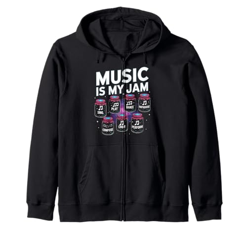 Musik Tshirt Herren Damen Music Musiker Retro Musiklehrer Kapuzenjacke von Musik TShirt Music Musiker Retro Musiklehrer