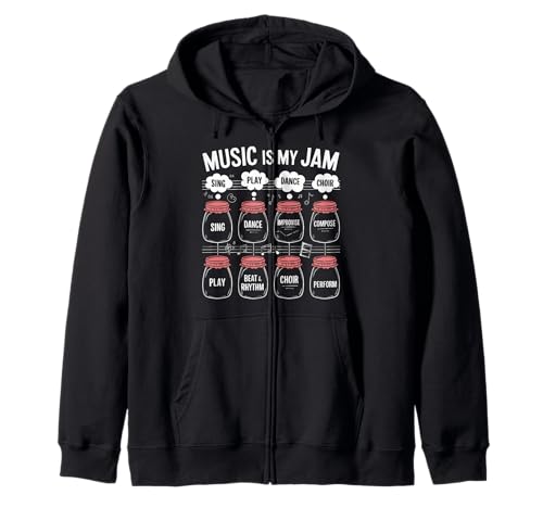 Musik Tshirt Herren Damen Music Musiker Retro Musiklehrer Kapuzenjacke von Musik TShirt Music Musiker Retro Musiklehrer