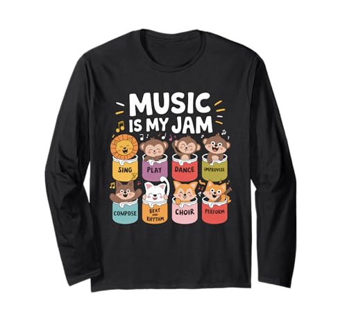 Musik Tshirt Herren Damen Music Musiker Retro Musiklehrer Langarmshirt von Musik TShirt Music Musiker Retro Musiklehrer