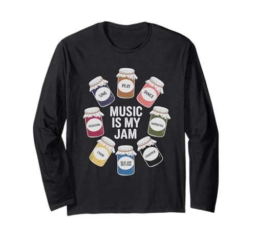 Musik Tshirt Herren Damen Music Musiker Retro Musiklehrer Langarmshirt von Musik TShirt Music Musiker Retro Musiklehrer