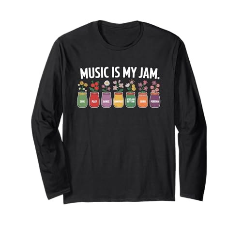 Musik Tshirt Herren Damen Music Musiker Retro Musiklehrer Langarmshirt von Musik TShirt Music Musiker Retro Musiklehrer