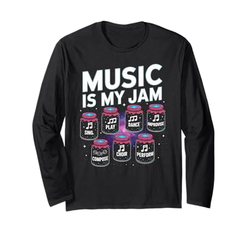 Musik Tshirt Herren Damen Music Musiker Retro Musiklehrer Langarmshirt von Musik TShirt Music Musiker Retro Musiklehrer