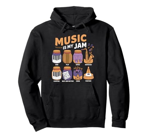 Musik Tshirt Herren Damen Music Musiker Retro Musiklehrer Pullover Hoodie von Musik TShirt Music Musiker Retro Musiklehrer