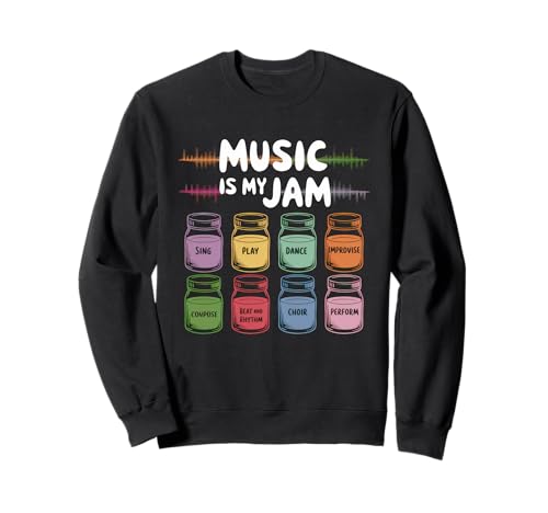Musik Tshirt Herren Damen Music Musiker Retro Musiklehrer Sweatshirt von Musik TShirt Music Musiker Retro Musiklehrer