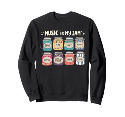 Musik Tshirt Herren Damen Music Musiker Retro Musiklehrer Sweatshirt von Musik TShirt Music Musiker Retro Musiklehrer