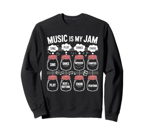 Musik Tshirt Herren Damen Music Musiker Retro Musiklehrer Sweatshirt von Musik TShirt Music Musiker Retro Musiklehrer