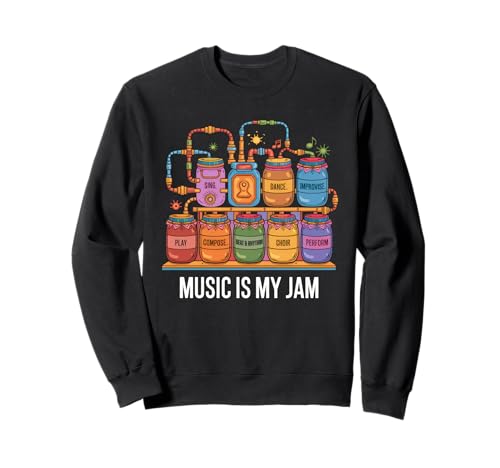 Musik Tshirt Herren Damen Music Musiker Retro Musiklehrer Sweatshirt von Musik TShirt Music Musiker Retro Musiklehrer