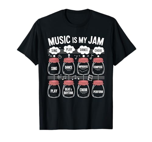 Musik Tshirt Herren Damen Music Musiker Retro Musiklehrer T-Shirt von Musik TShirt Music Musiker Retro Musiklehrer